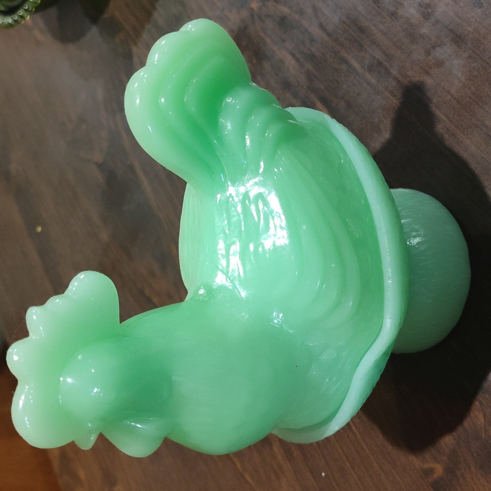 Glass rooster